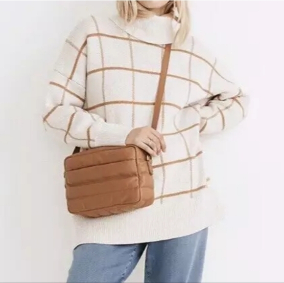 Madewell Pearldale Windowpane Sweater - Picture 1 of 4